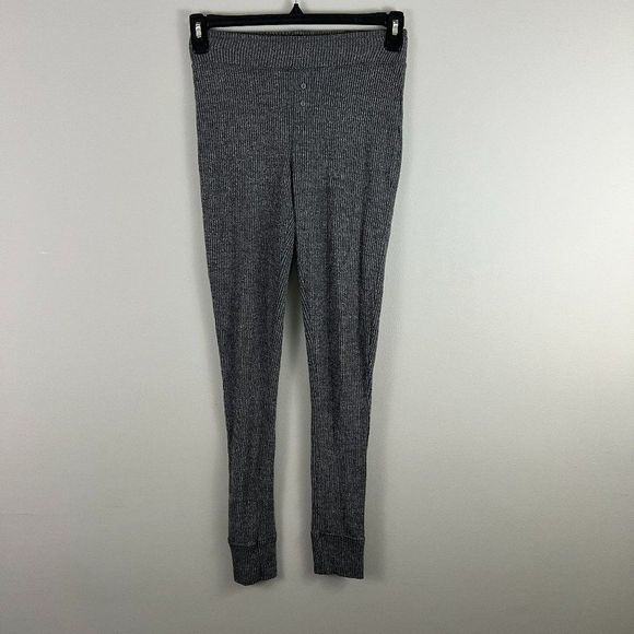🌿4/$35🌿‎ ROSE & VINE Grey Cotton Ribbed Track Pants (XS) - Picture 2 of 6